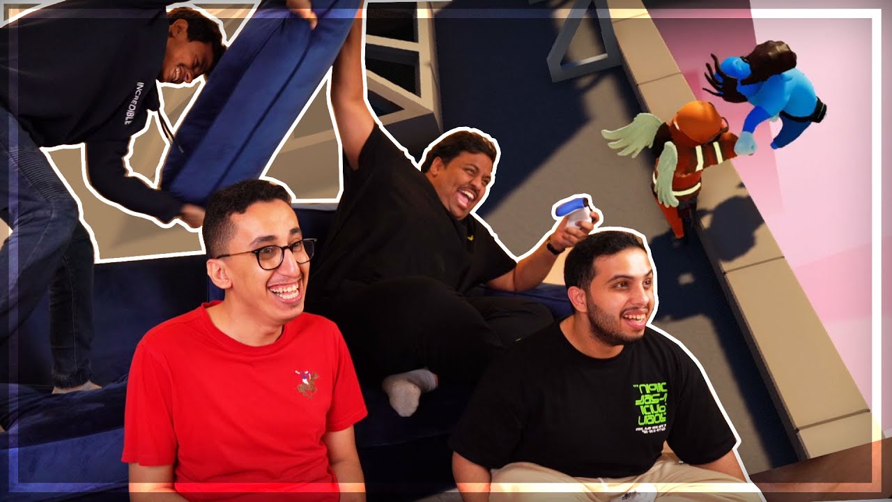 Gang Beasts | التنمر على اليوتيوبرز بجمعة الشرقية 😂