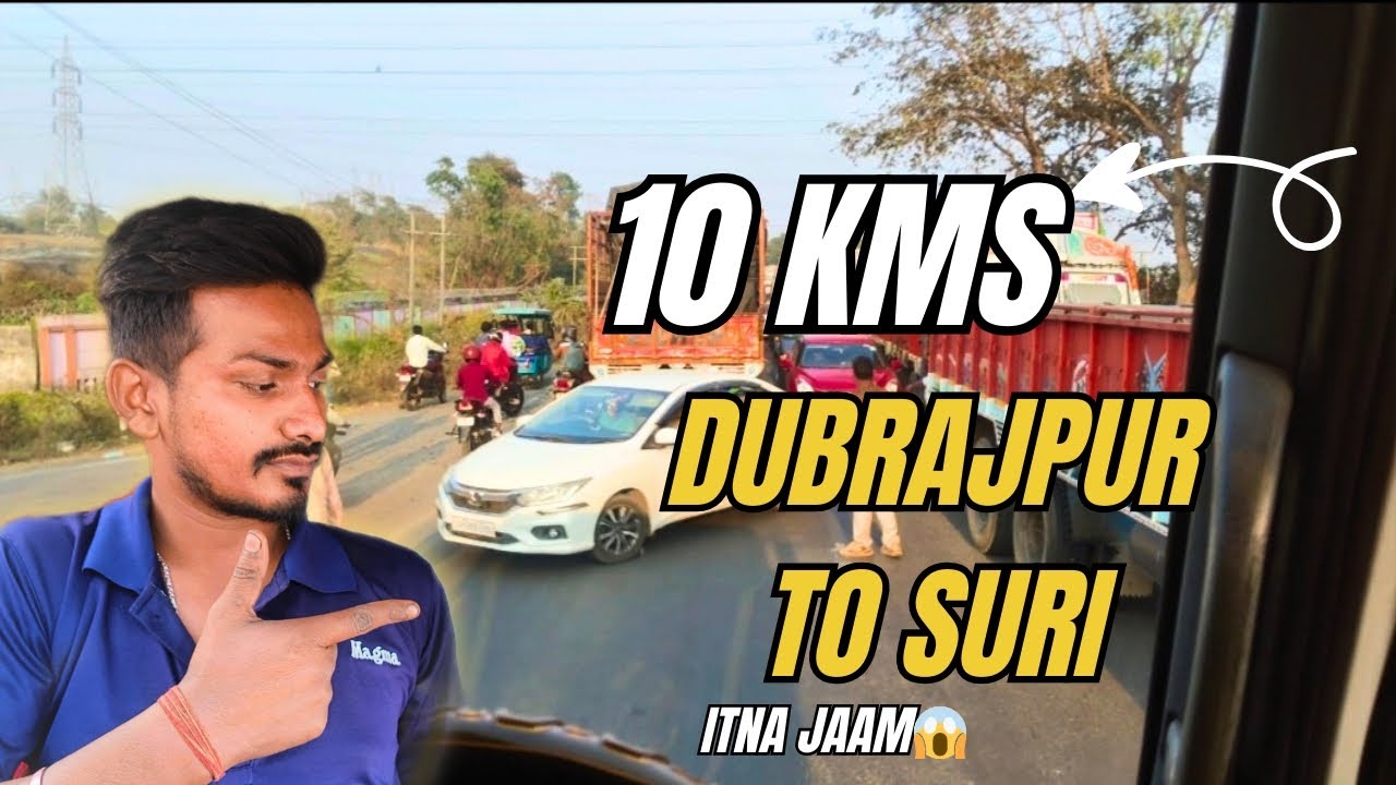 Itna jaam dubrajpur to Suri😱😱#viral #youtube #vlog 