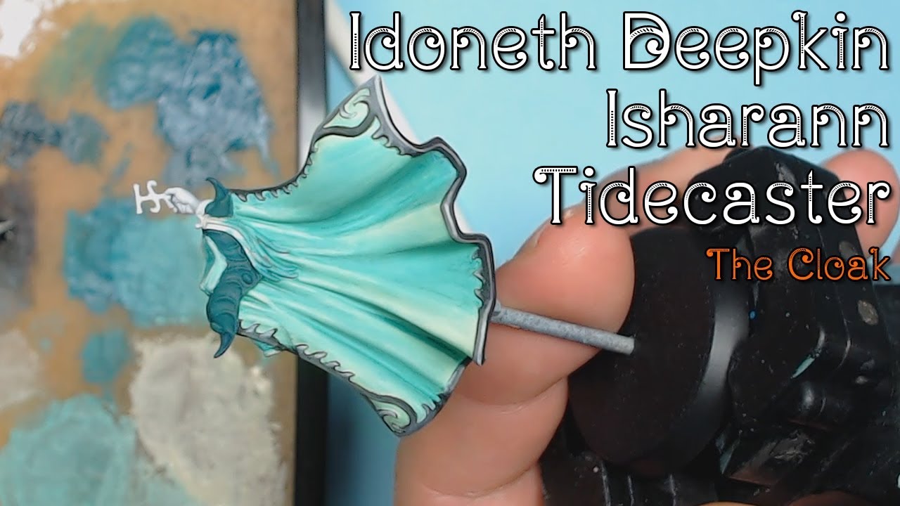 How to Paint: Idoneth Deepkin Isharann Tidecaster - Part 1 - The Cloak