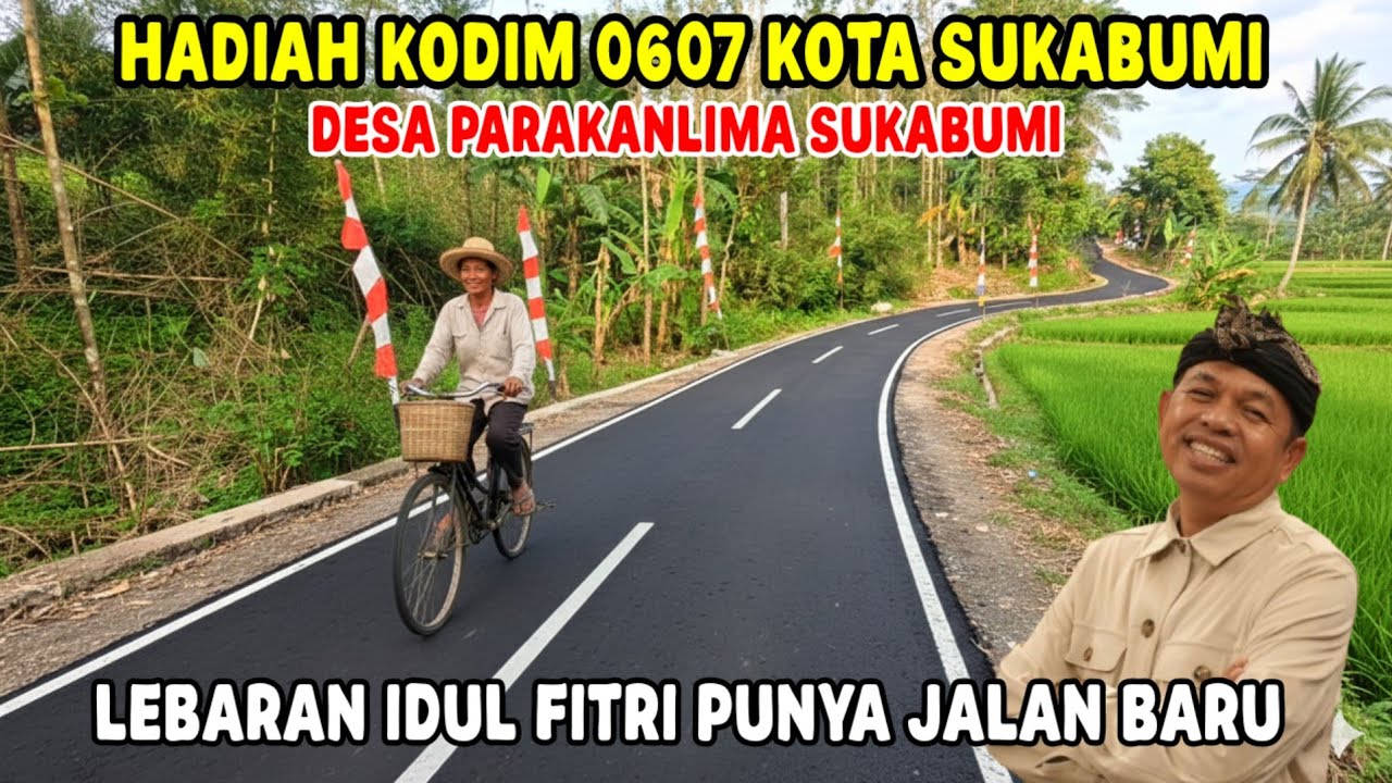 ALHAMDULILLAH JALAN BARU DESA PARAKANLIMA || WARGA BAHAGIA LEBARAN PUNYA JALAN BARU 