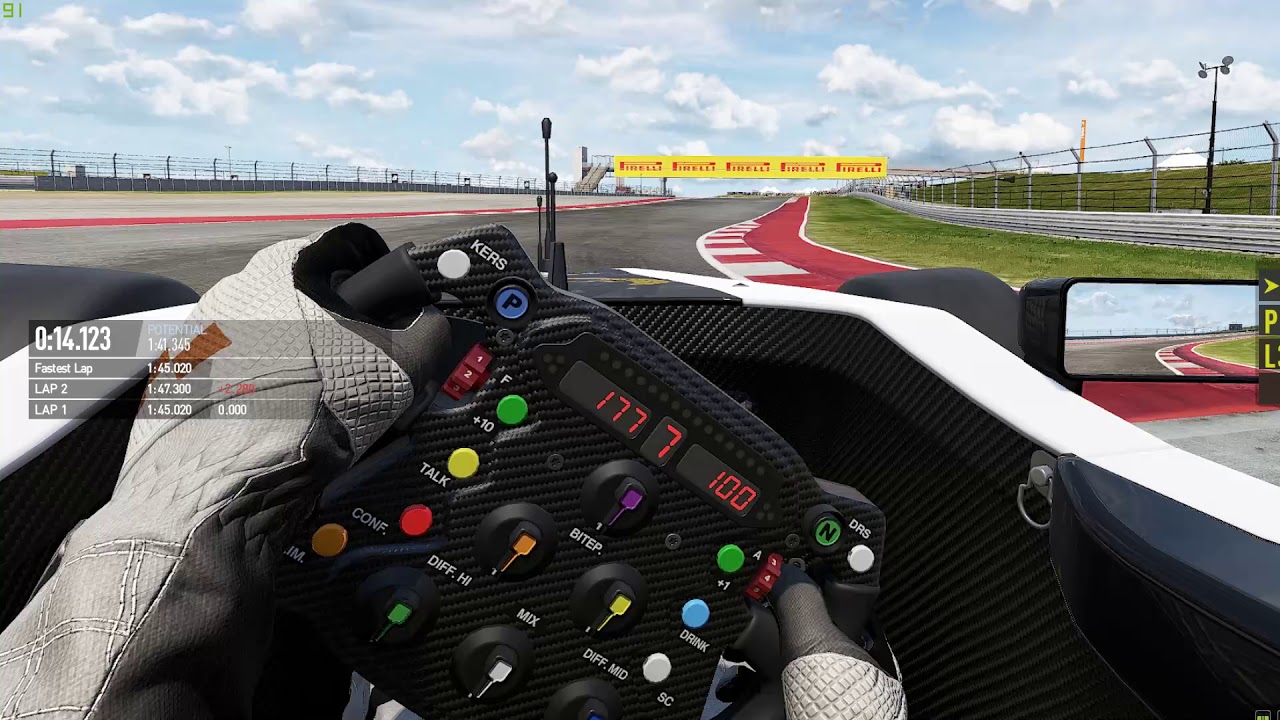 Project CARS 2 Formula A qualifying VR onboard @ COTA