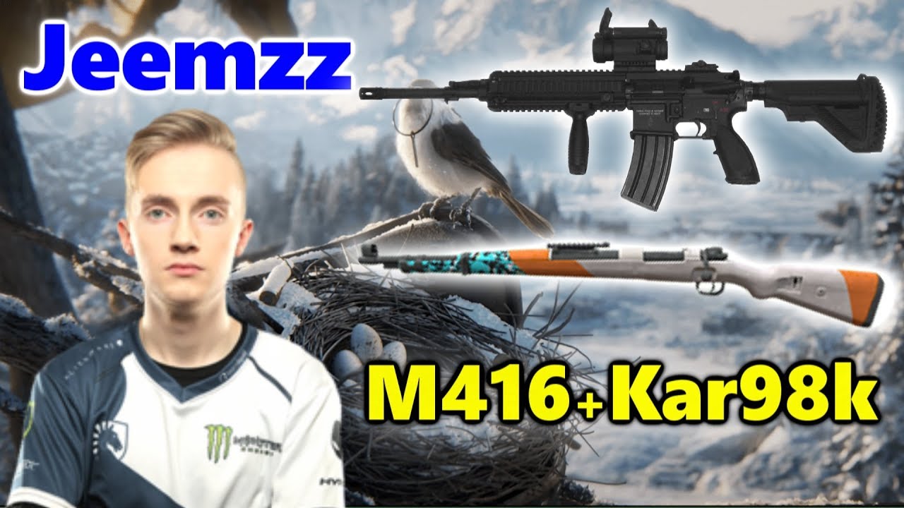 Team Liquid Jeemzz - M416 + Kar98k - SOLO vs SQUADS - VIKENDI - PUBG