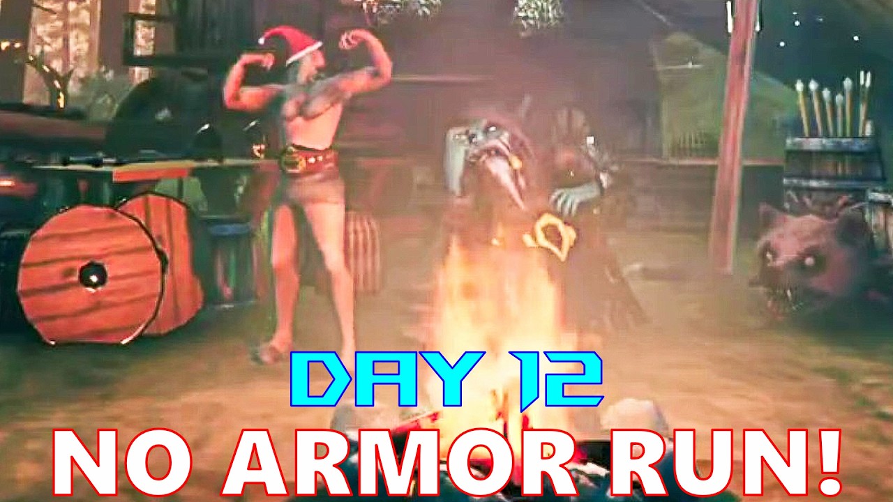 🔴 LIVE: NO ARMOR RUN DAY 12 | Iron then PLAINS BIOME!
