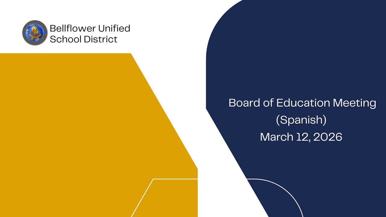 Special Board of Education Meeting - March 12, 2026 (Spanish)