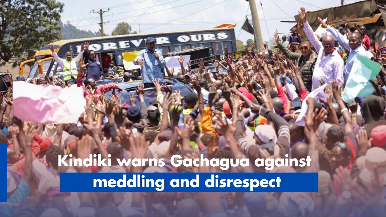 Kindiki warns Gachagua against disrespect
