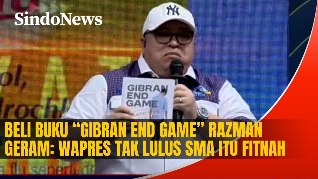 Beli Buku “Gibran End Game” Razman Langsung Geram: Tuduhan Wapres Tak Lulus SMA Itu Fitnah Keji!