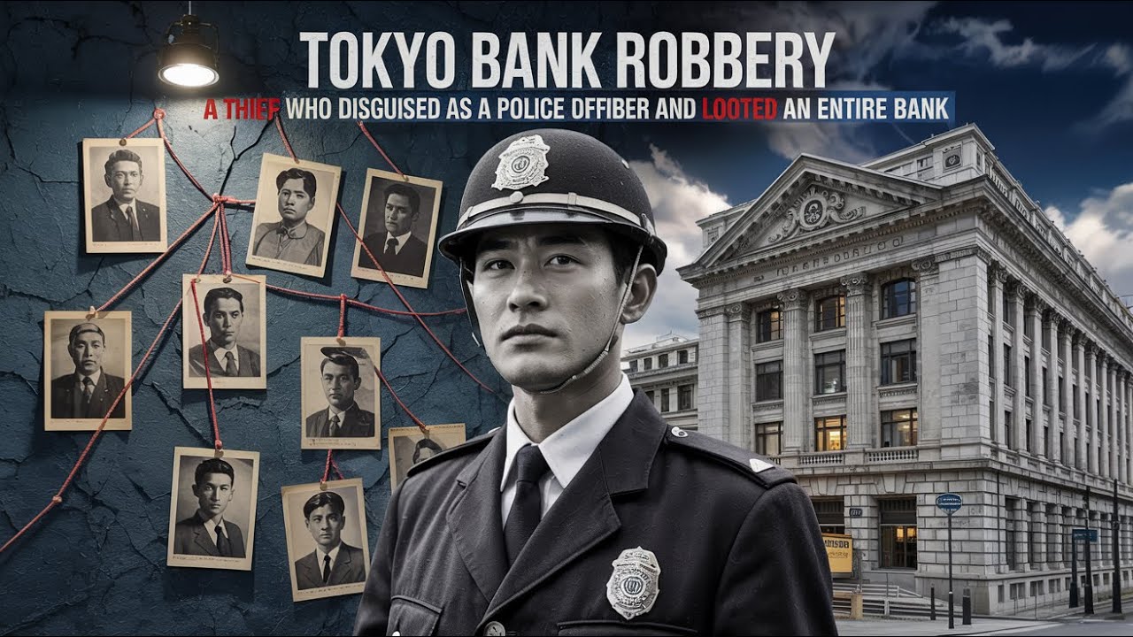 TOKYO BANK ROBBERY  A thief who stole 300 million yen and was never caught BIGGEST ROBBERY OF JAPAN