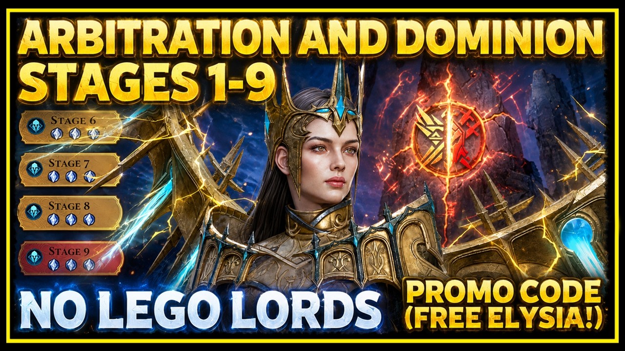 Arbitration and Dominion Faction Trials ✨ All Stages 1-9 ✨ & PROMO CODE = ELYSIA ✤ Watcher of Realms