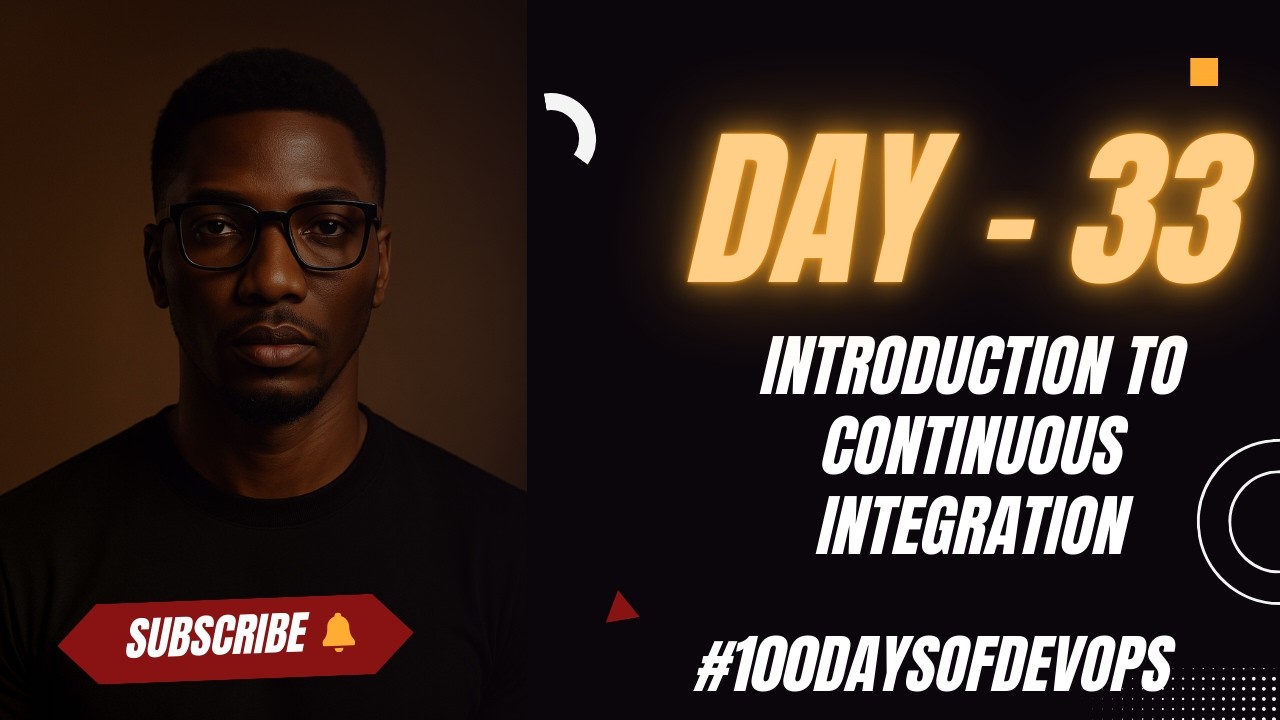 Day 33 | Introduction to Continuous Integration #100daysofdevops #continuousintegration #CI/CD