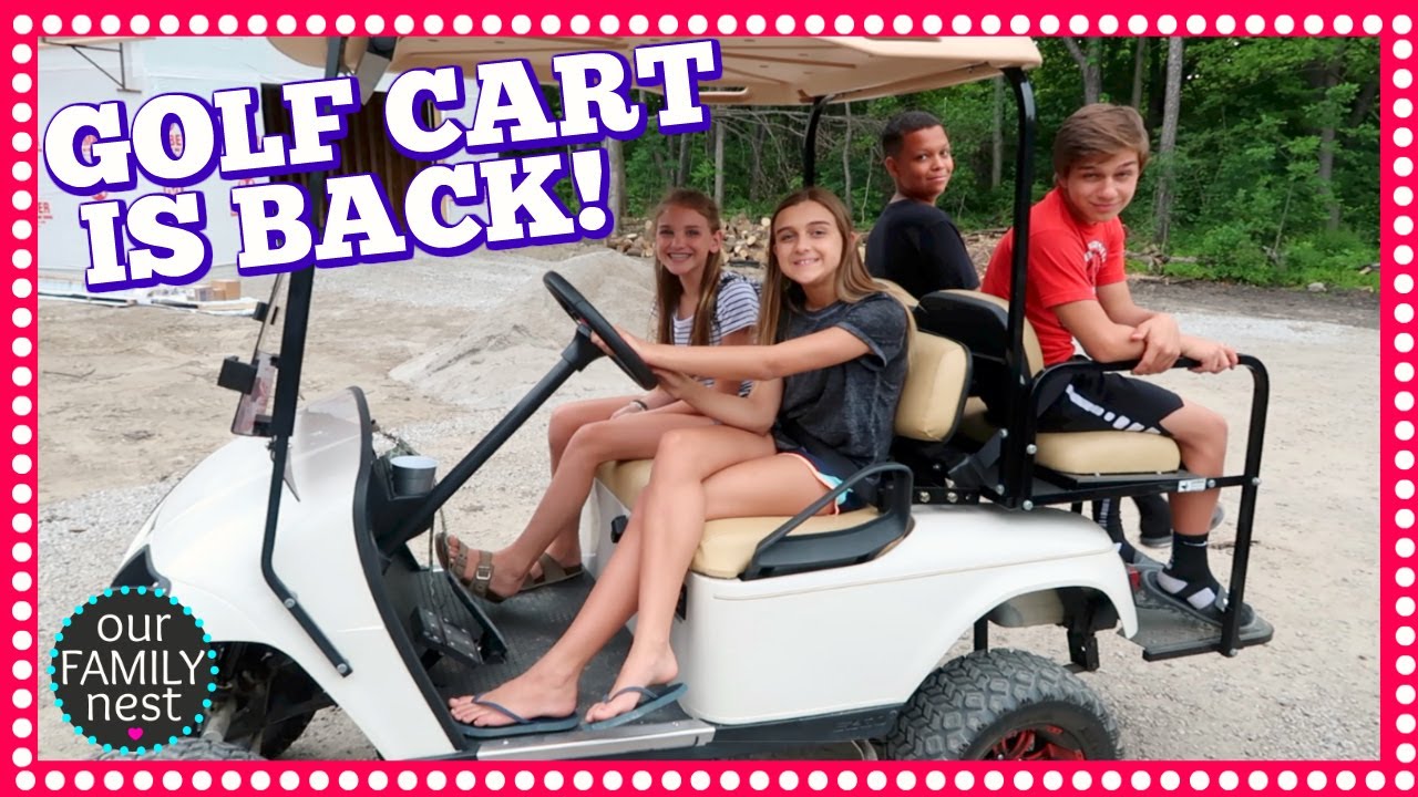 GOLF CART IS BACK & HOME DECOR SHOPPING HAUL!