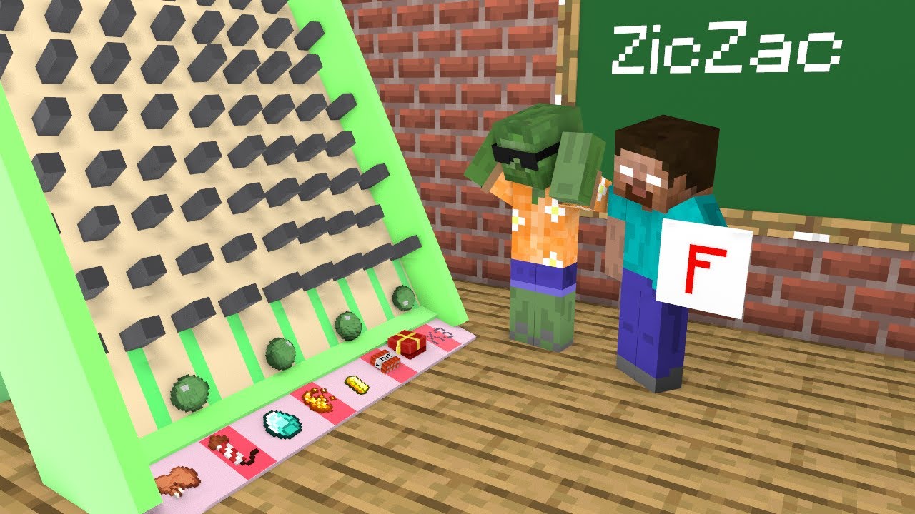 Ziczac Game - Funny Minecraft Animation