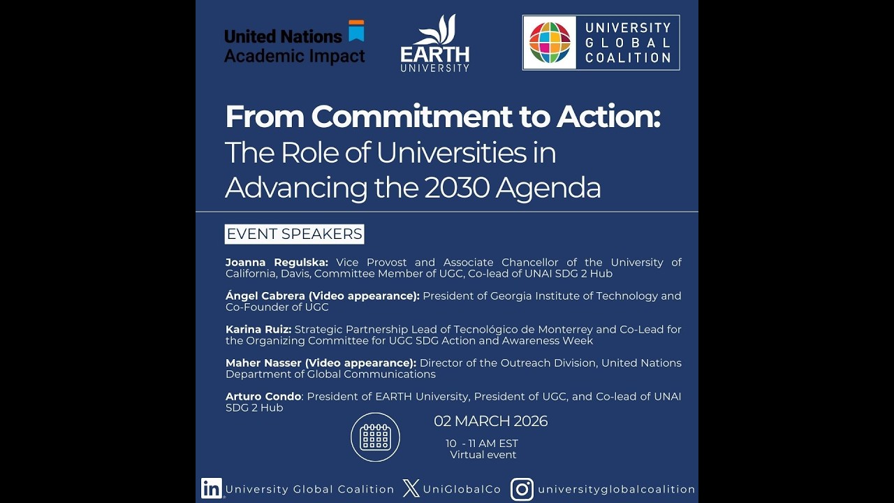 2026 SDGAAW KickOff From Commitment to Action: The Role of Universities in Advancing the 2030 Agenda