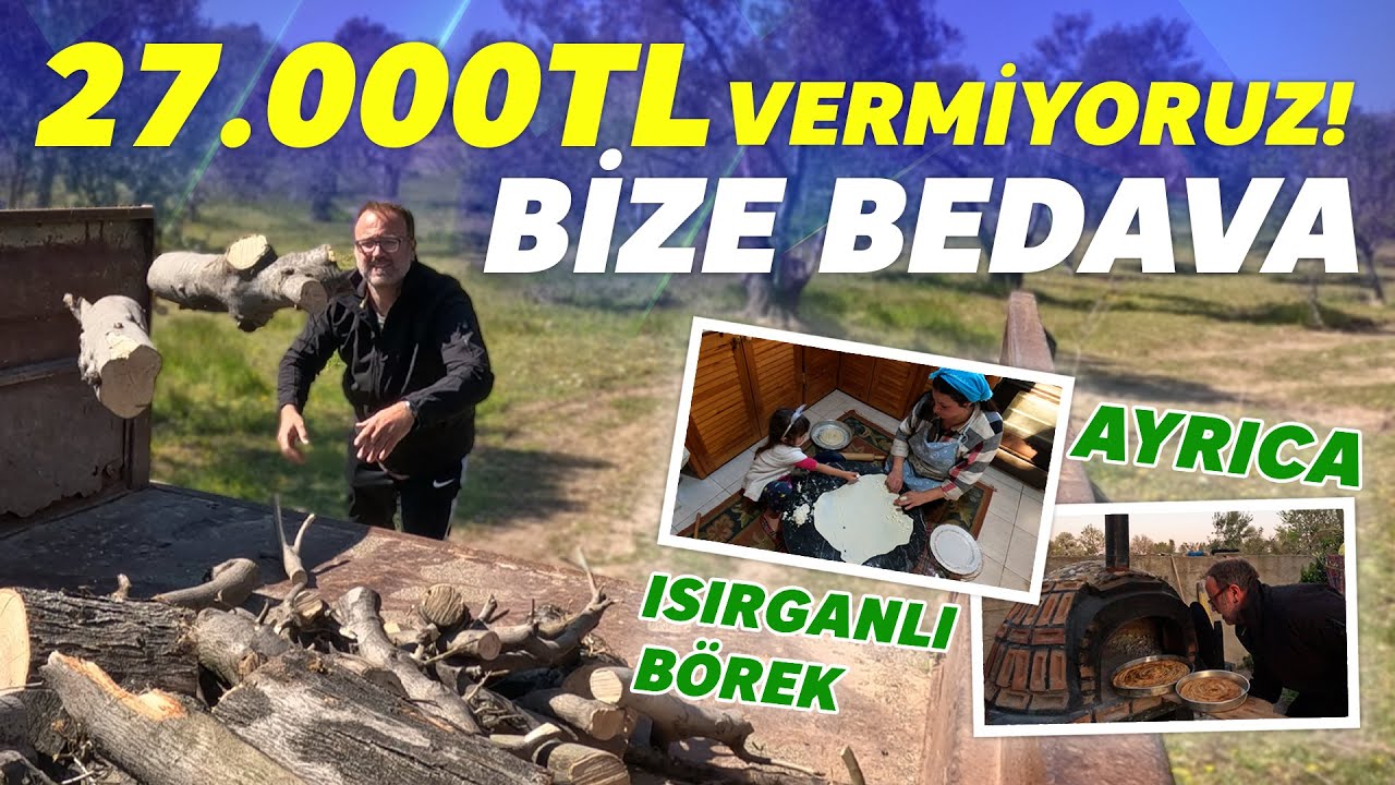 BİZE BEDAVA! 1 Ton Odun Kaç TL - Isırgan Otu Nasıl Pişirilir? Isırganlı Börek. Köye Göç VLOG