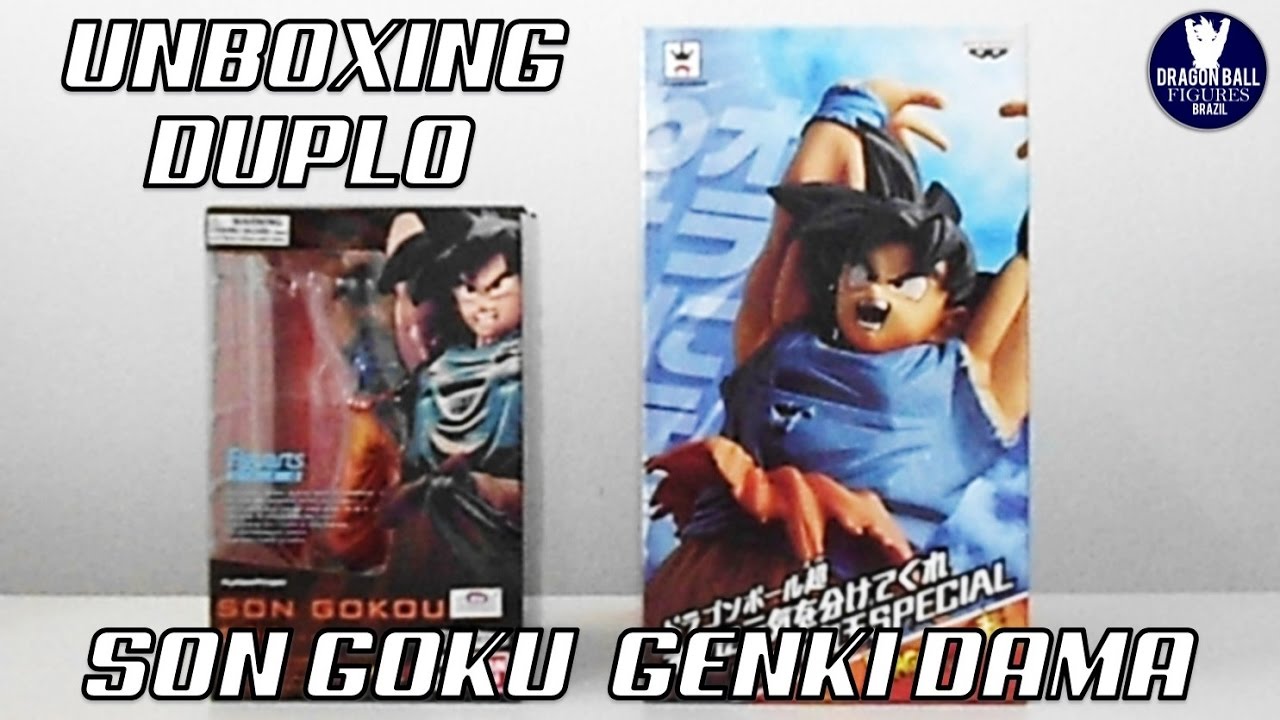 Unboxing Duplo Goku Genki Dama: Figuarts Zero e Banpresto Special