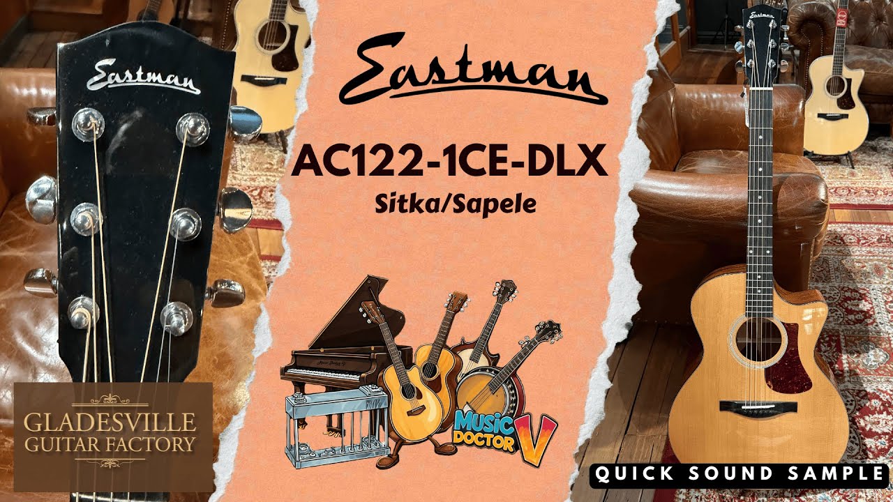 Eastman AC122CE-1CE-DLX  | Demo by Michael Varecka | Gladesville Guitar Factory