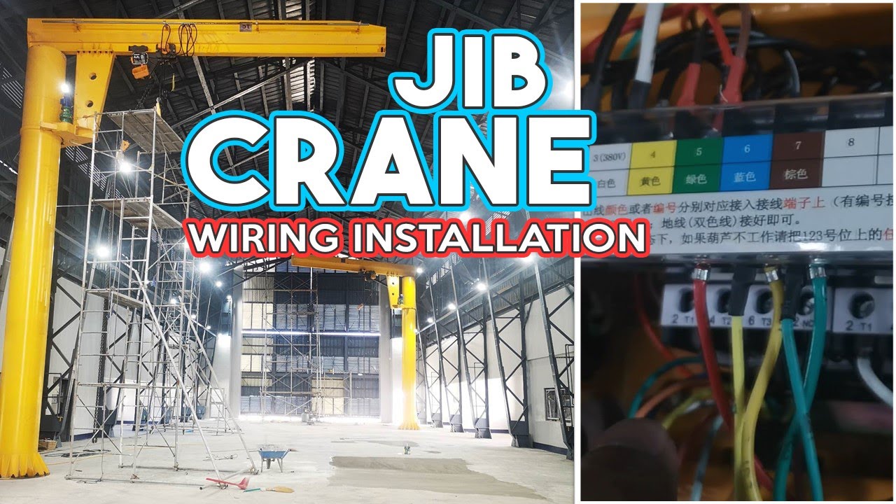 JIB CRANE Wiring Installation at Shipyard