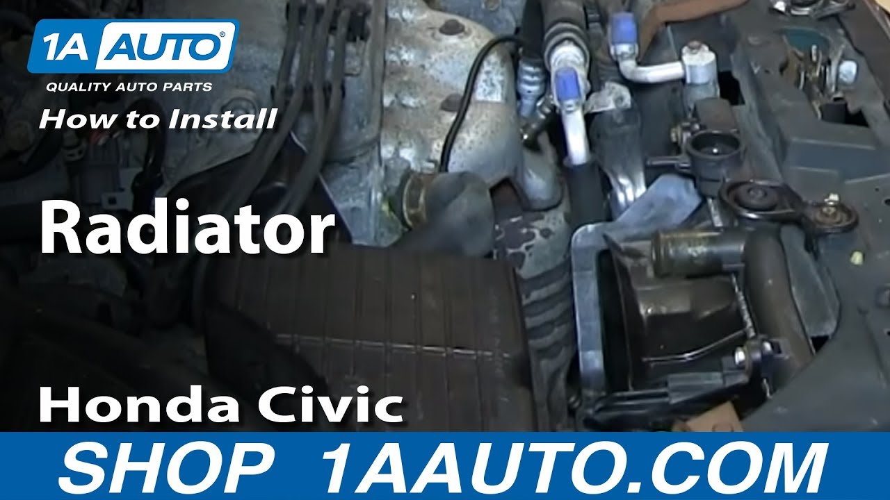 How to Replace Radiator 92-00 Honda Civic