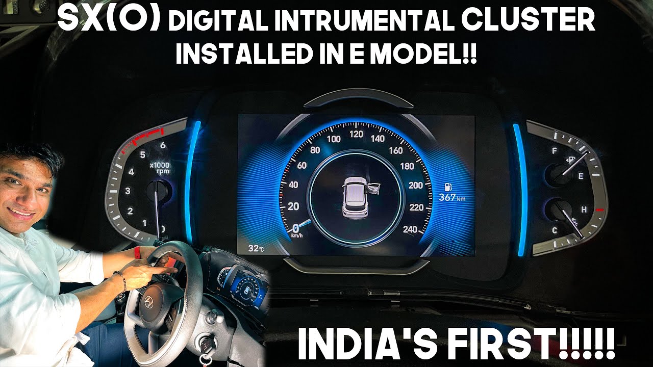 CRETA SX(O) INSTRUMENT CLUSTER INSTALLED IN E MODEL!!!! || WITH TPMS || 📞7977662321