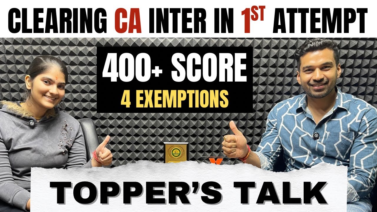 From Class 11 to CA Final || Proud RKGian || Interview with CA Inter Topper