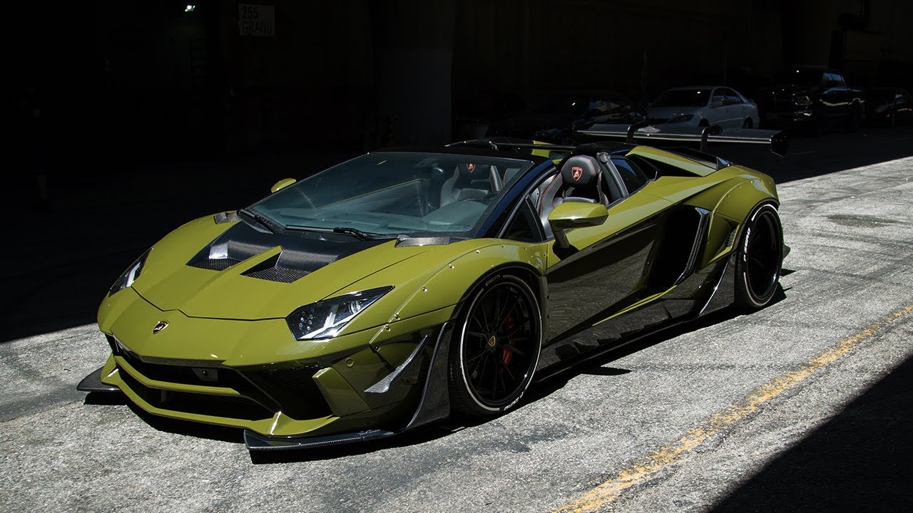 Craziest, Widebody Lamborghini Aventador Ever! Liberty Walk