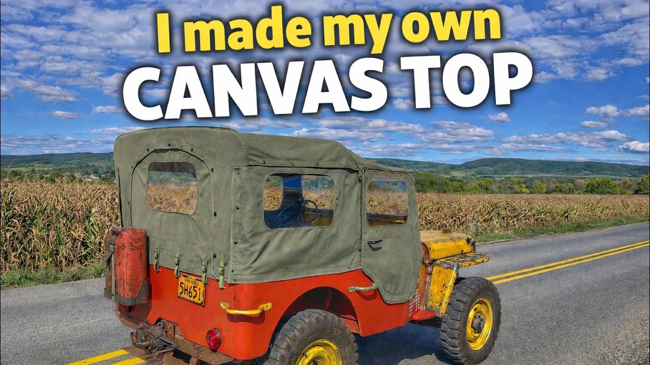 Мягкая крыша для джипа Willys