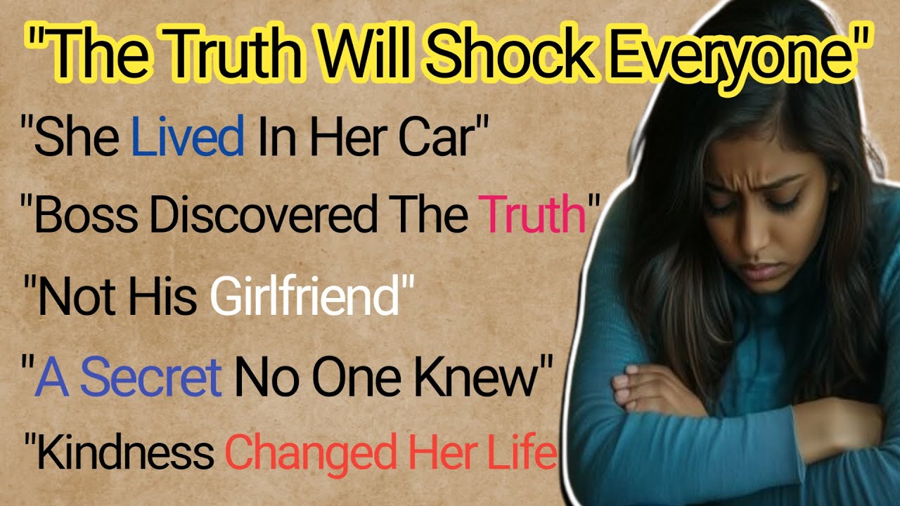She Lived In Her Car.. Her Boss Discovered The Truth | A Shocking Emotional Story | Heart Touching