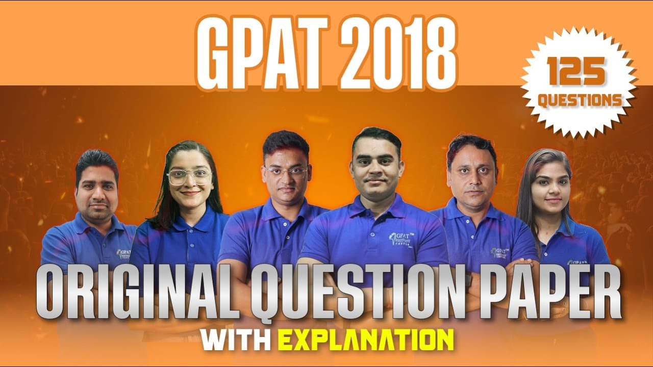 GPAT 2018 Original Questions with Explanation | GPAT Previous Year MCQs | #gpatexam #gpat