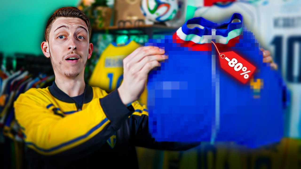 Ma MEILLEURE TROUVAILLE en MAGASINS OUTLET ?😲 (Maillots de foot)