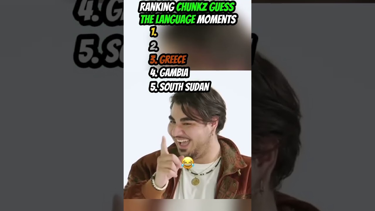 Chunkz is too smart 😭🧠 #ranking #top5 #clips #chunkz