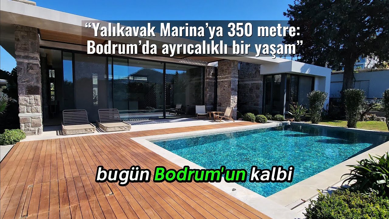 Luxury Villa for Sale in Bodrum Yalikavak | 350m to Marina & Private Pool