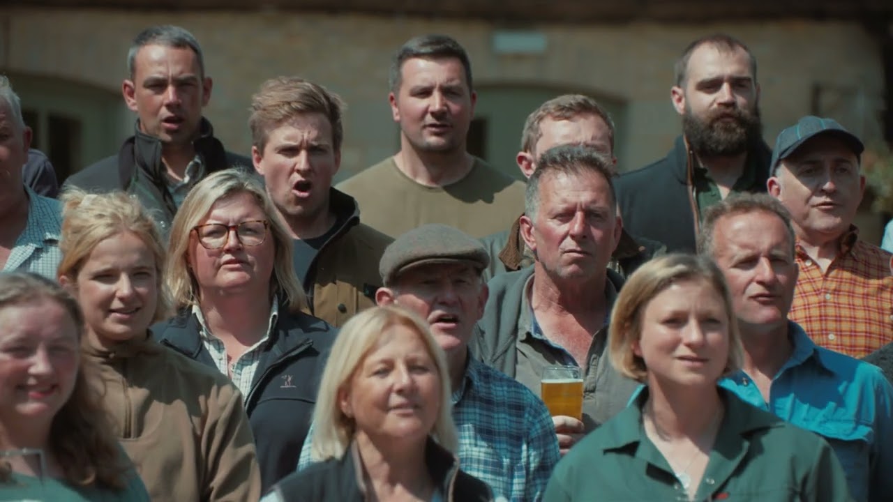 The Farmers' Choir sing 'Apples' | Hawkstone