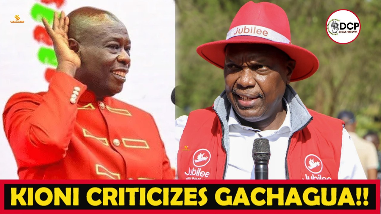 Unasikiza Wafu!-Uhuru ally Jeremiah Kioni roars at DCP boss Rigathi Gachagua in front of Matiang'i 