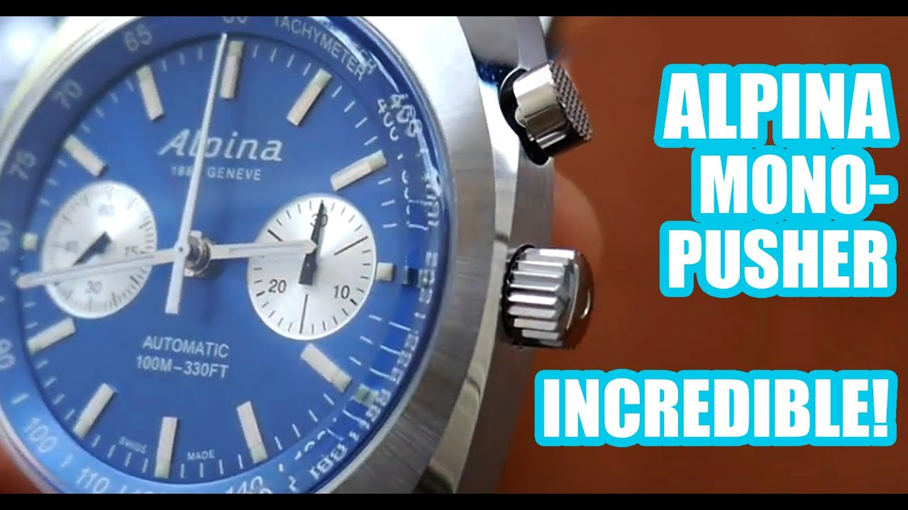 Alpina Startimer Pilot Heritage - Automatic Chronograph Monopusher