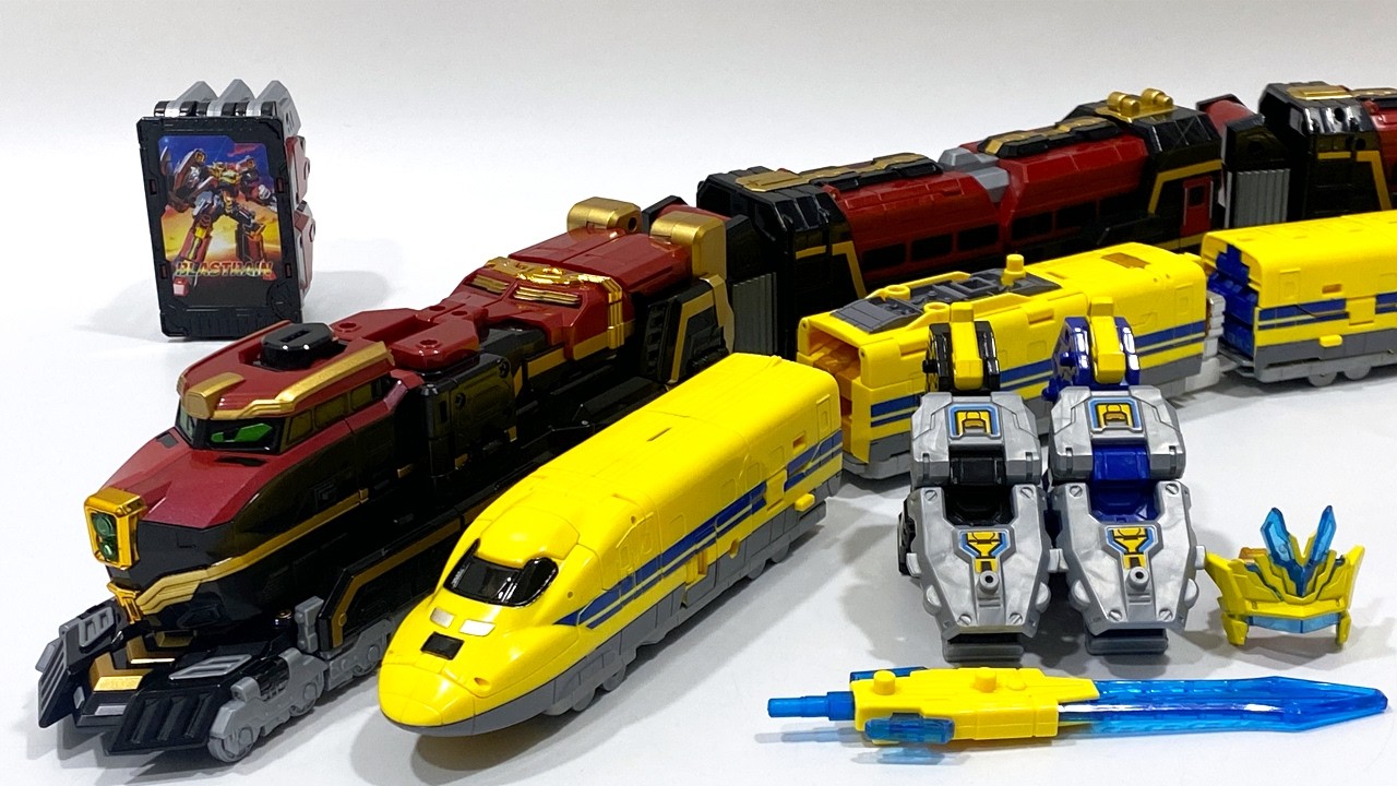 [메탈카드봇S 신카리온CW] 블래스트레인 신칸센 닥터옐로우 기차팀 변신 합체 모음 Robot Combine Toys