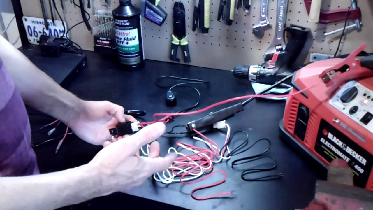 Mounting Auxiliary Fog Driving Lights on a Motorcycle (Part 1 of 3)