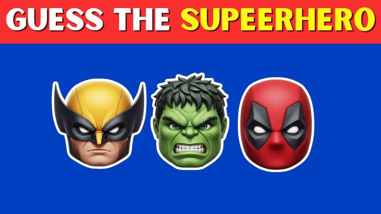 Only 1 in 10 Can Guess These Superheroes by Emoji 🦸‍♀️📲