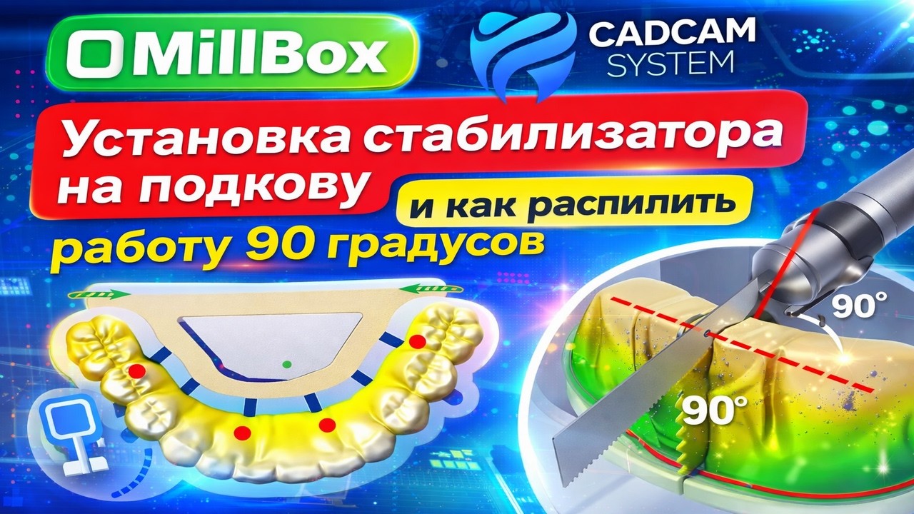 Millbox: Установка стабилизатора на подкову и распил работы под 90° | Пошагово