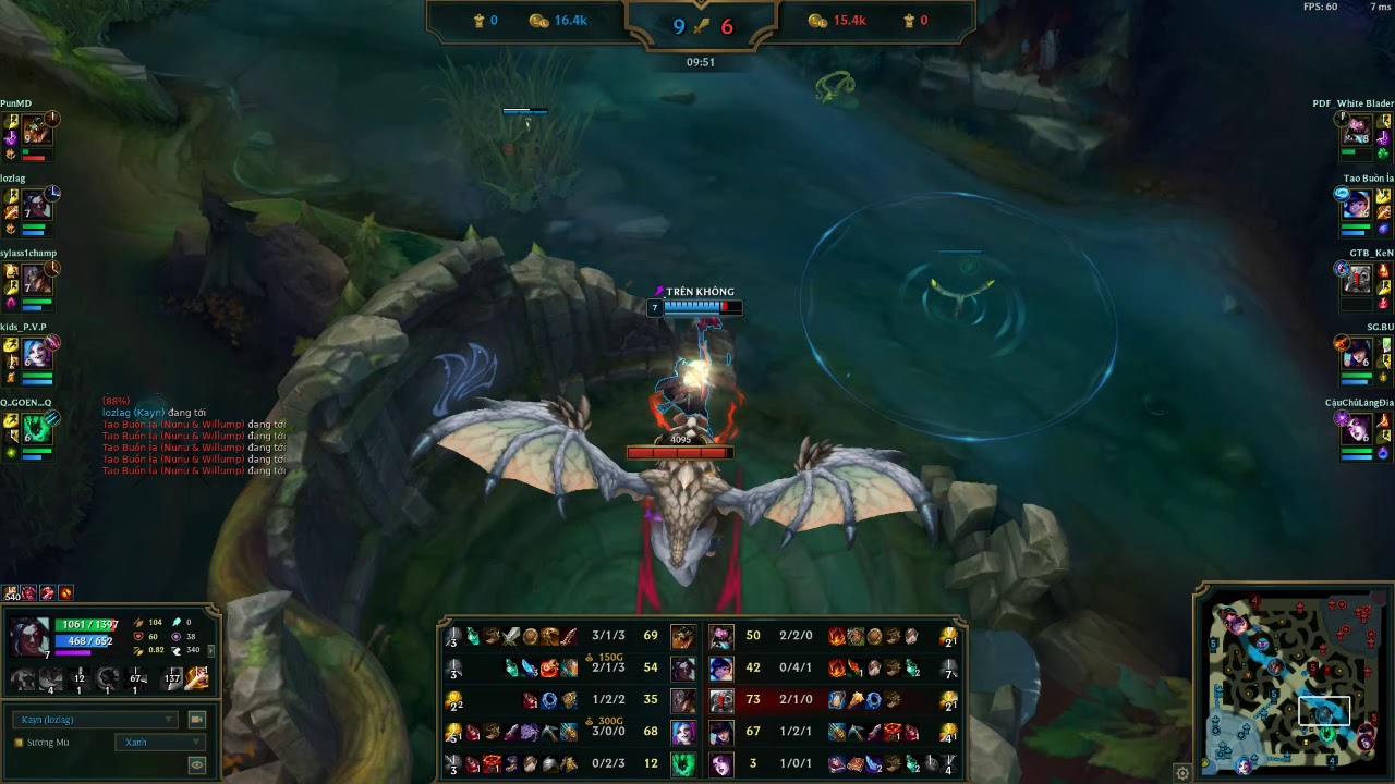 Kayn vs Nunu 10.24 | Best Kayn | Trận Đấu Gay Cấn |