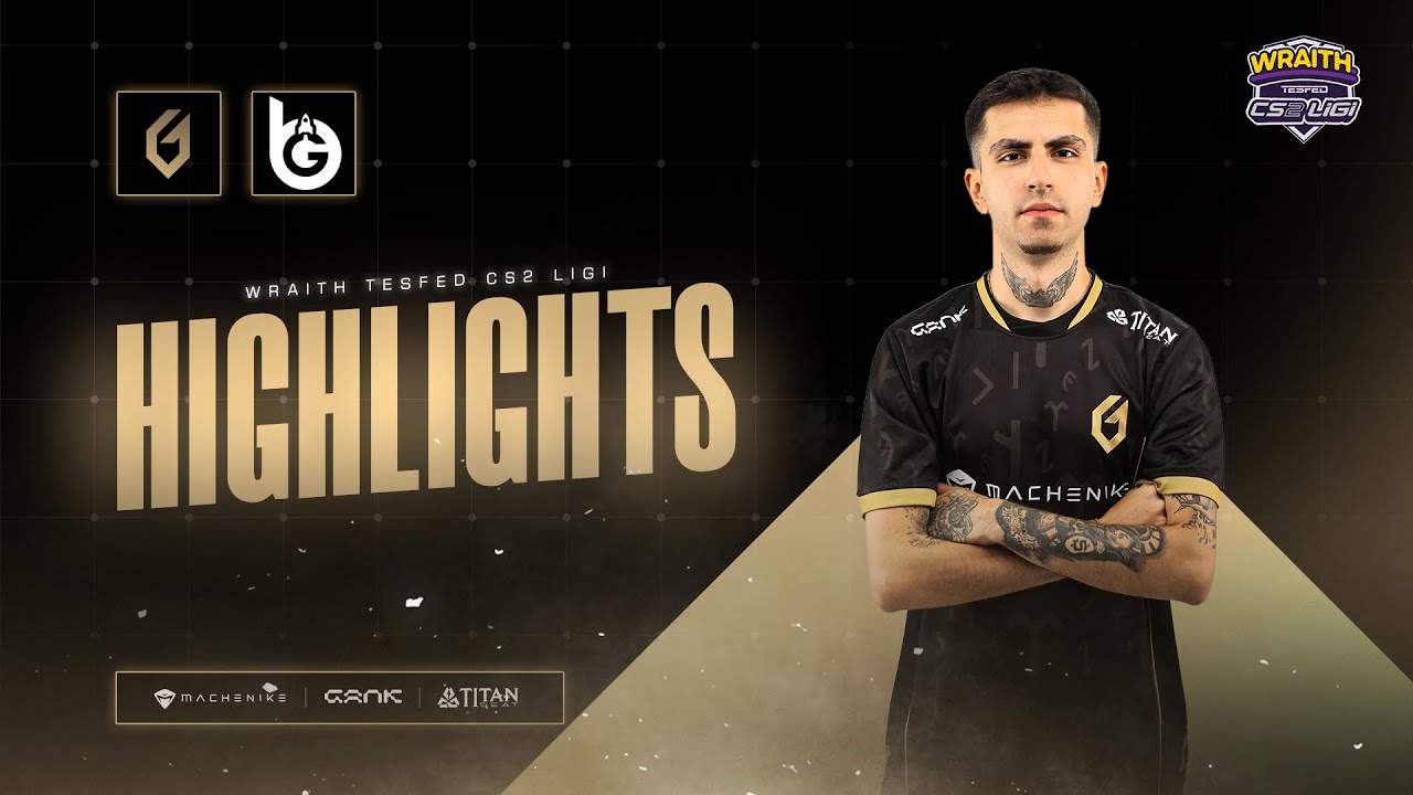 GANK Esports vs. BoostGate Esports | HIGHLIGHTS | Wraith TESFED CS2 Ligi
