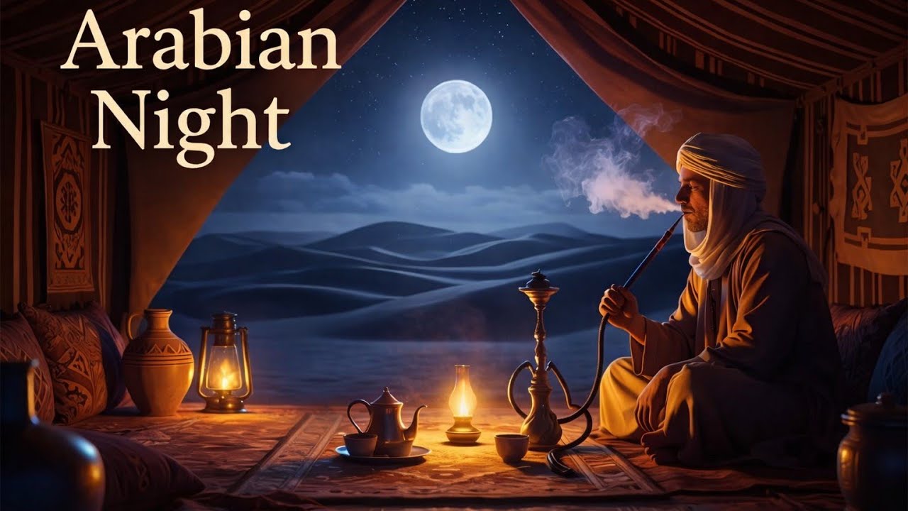 Arabian Desert Night 🌙 | Calm Music for Relaxing & Sleep | CALMOR