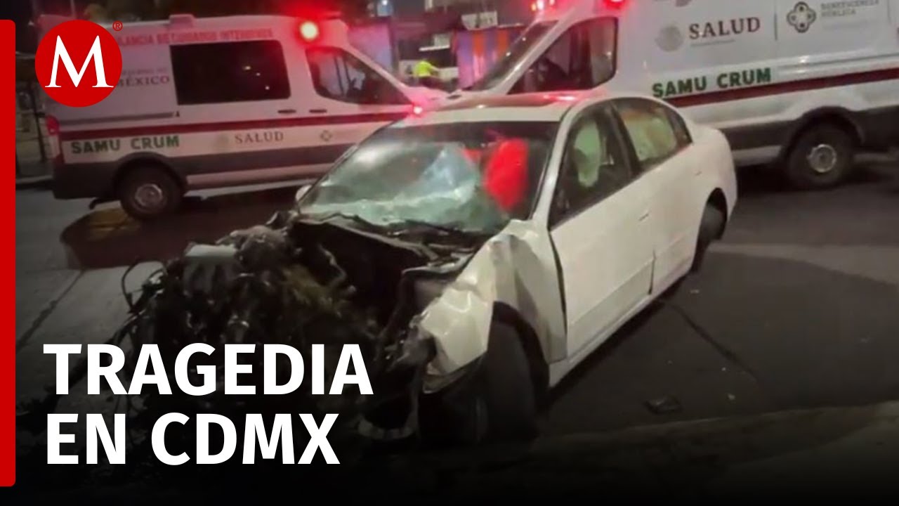 Cuatro muertos en atropellamiento múltiple en la alcaldía Venustiano Carranza, CdMx