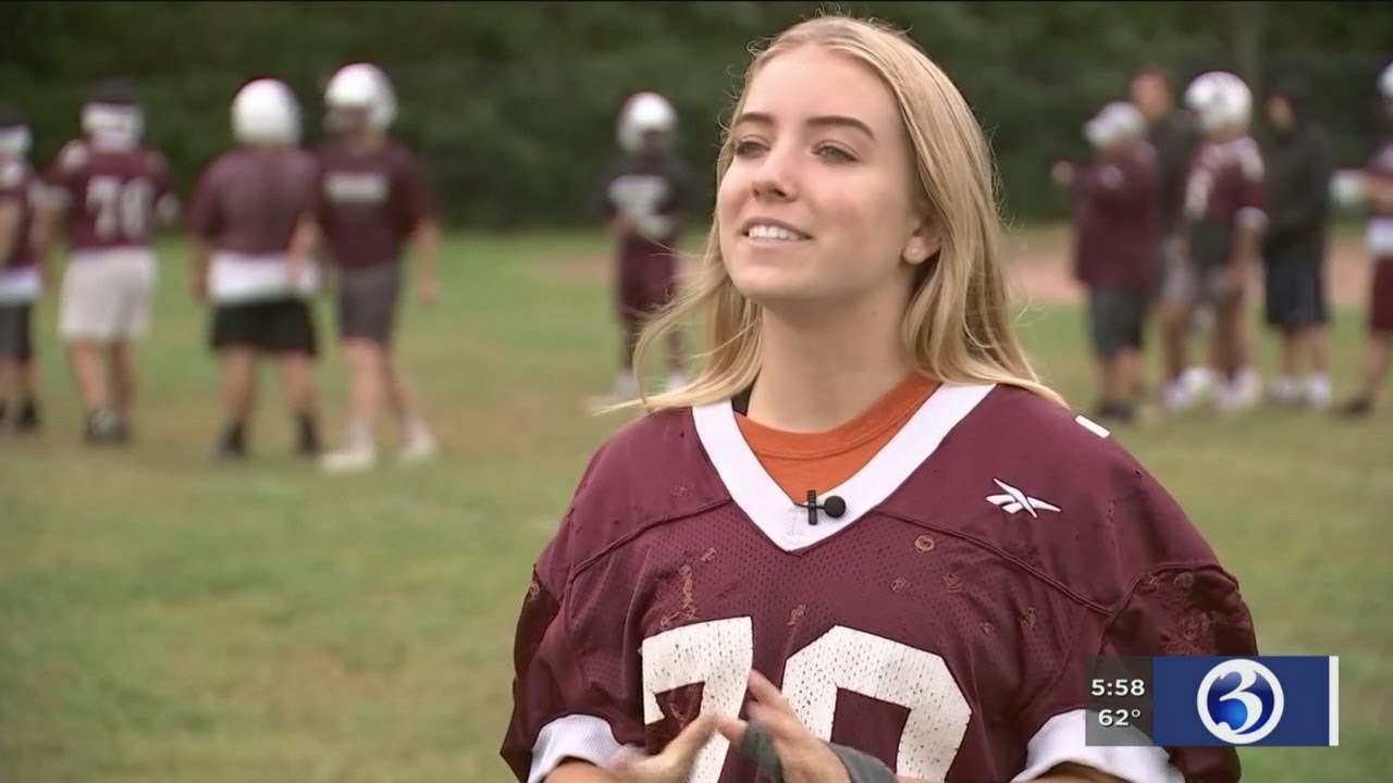 Girl joins North Haven High School football team