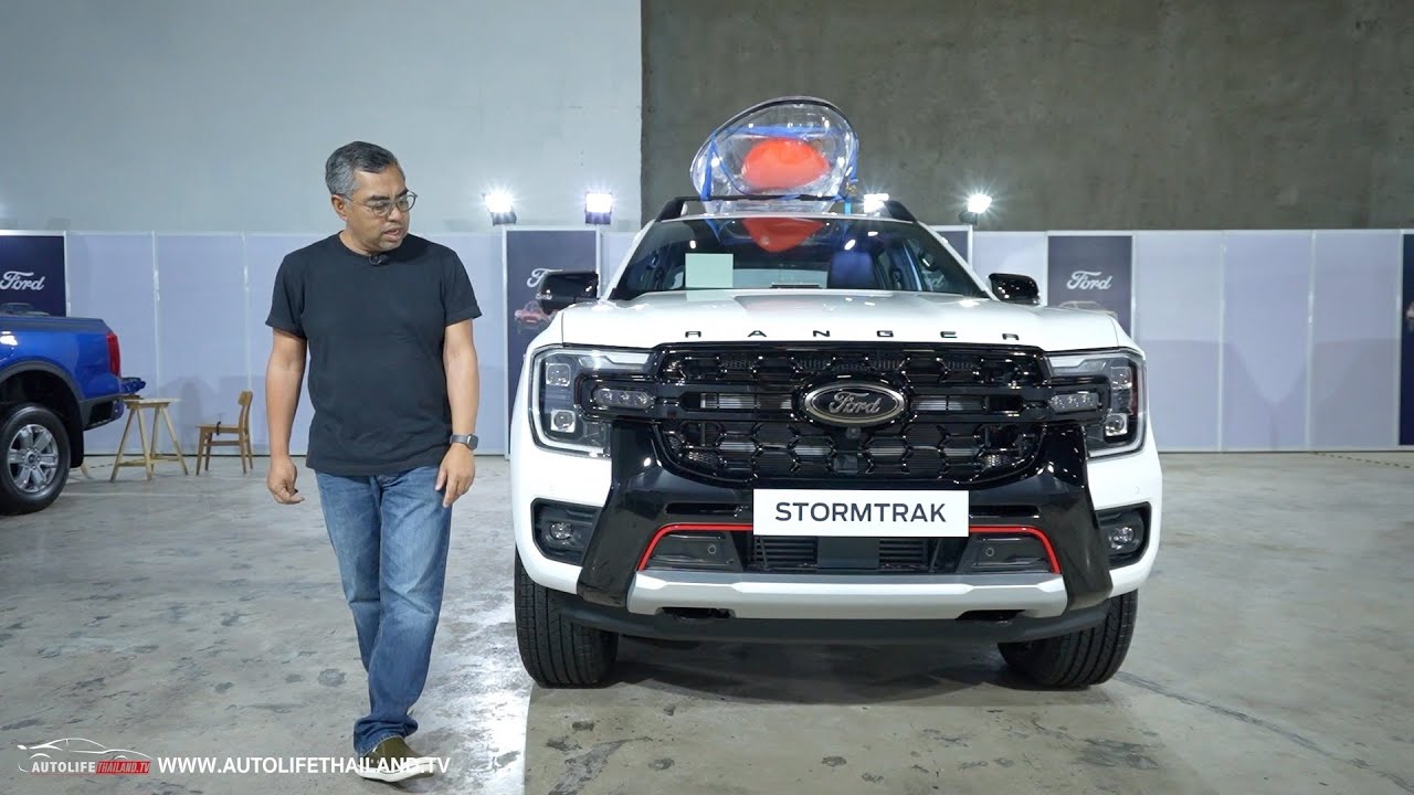 พาชม!!Ford Ranger STORMTRAK ว่าที่รถกระบะที่แพงสุดในไทย ,Everest Wildtrak หนุ่มขึ้น และ Ranger XLS