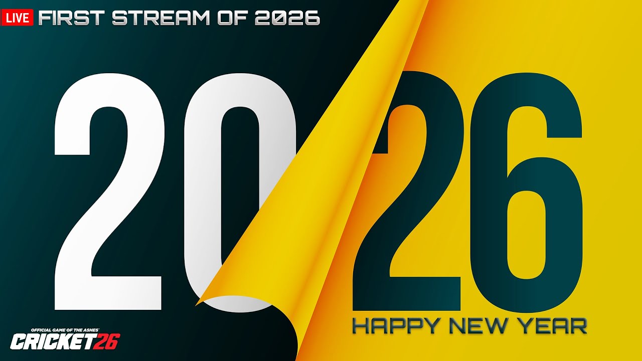 ✨ First Stream of 2026 &ndash; New Year, New Vibes - RCB vs MI IPL 2026 🎊