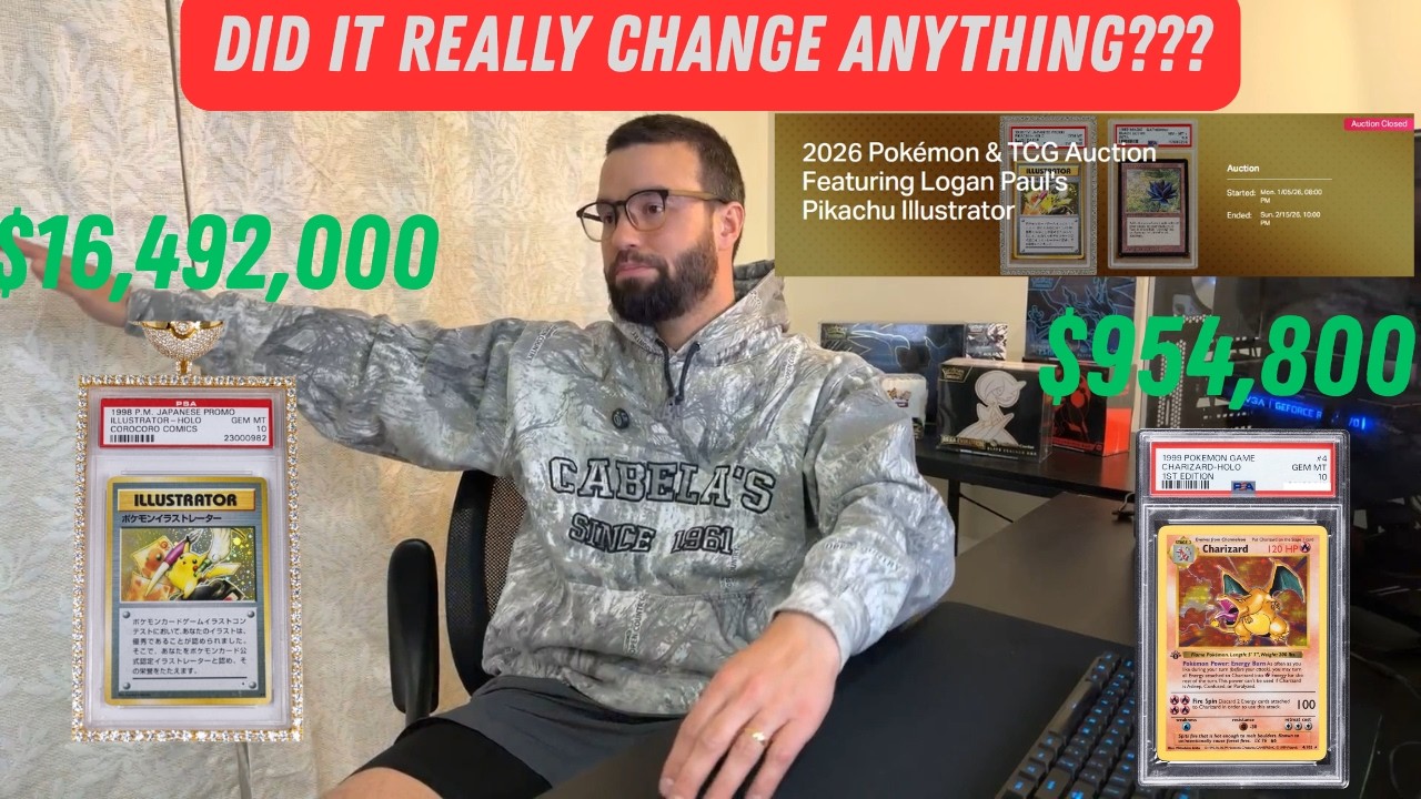There were some CRAZY things auctioned on the Goldin stream. Is Pokémon about to BOOM even more??