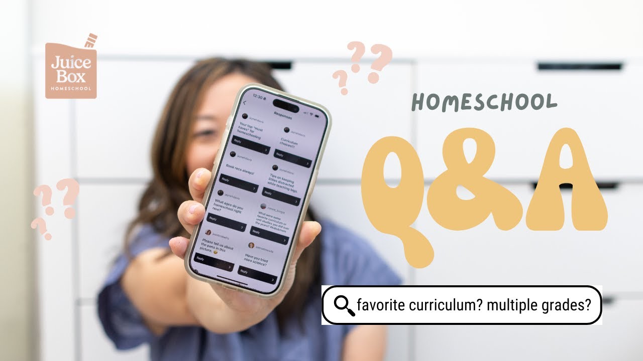 HOMESCHOOL Q&A PART 1 | FAVORITE CURRICULUM, MIDDLE SCHOOL, HIGH SCHOOL, HOMESCHOOL MUST HAVES