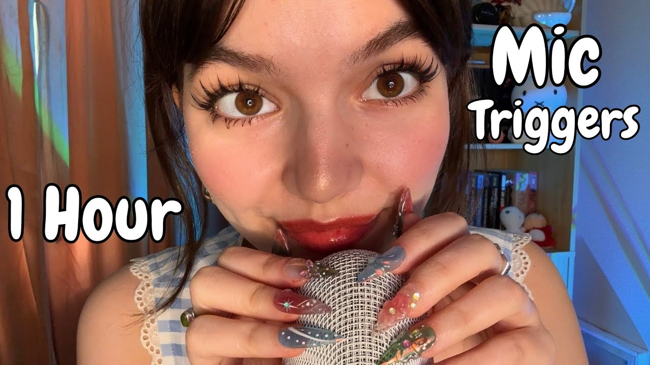 ASMR | 1 Hour Fast Mic Triggers (Mic Scratching, Swirling, Brushing, Rare Mic Triggers)