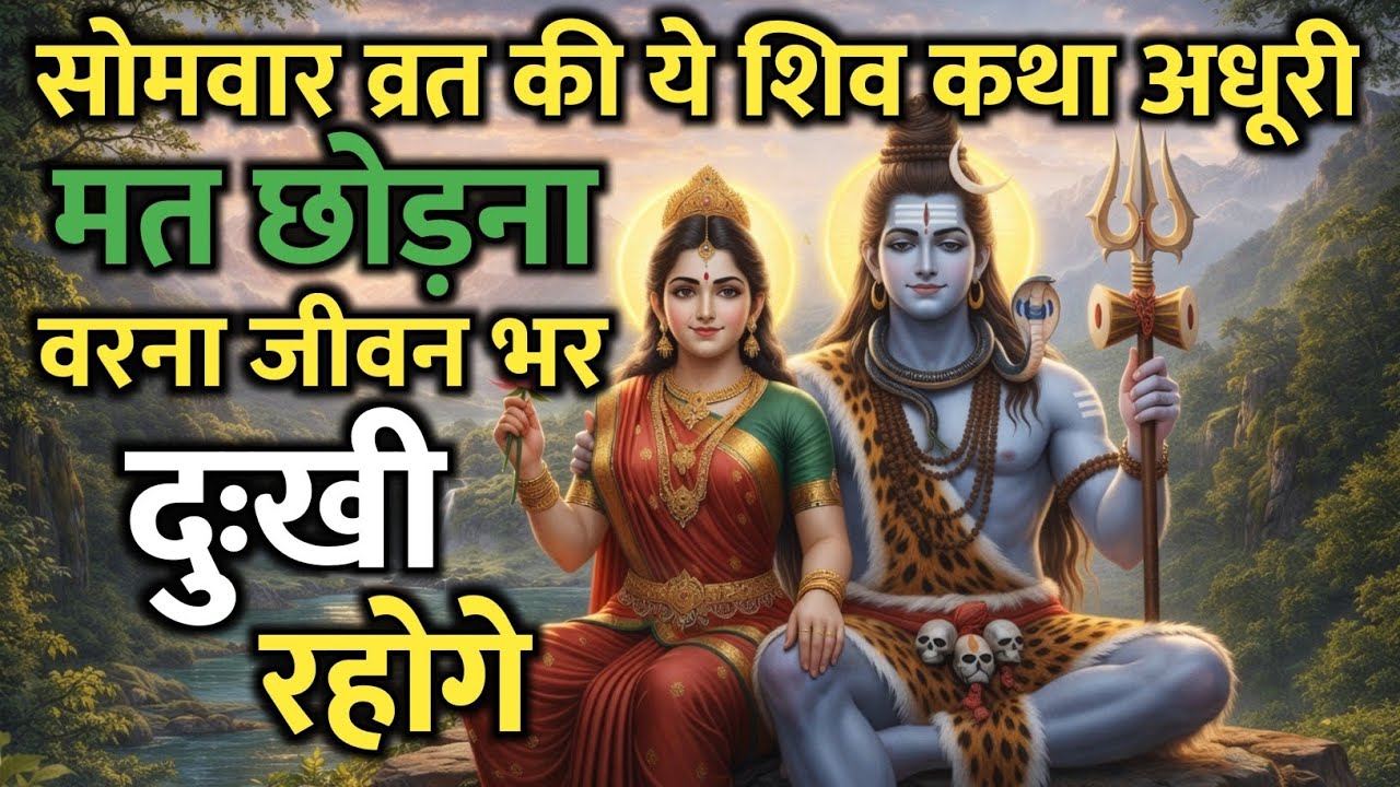 भोलेनाथ की ये सोमवार व्रत कथा – सुनने भर से सारे दुख शांत हो जाते हैं | Somvar Vrat Ki Katha 