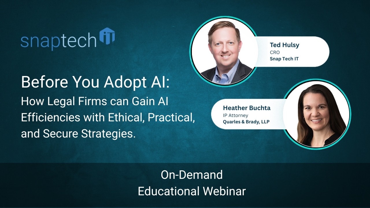 Before You Adopt AI: How Legal Firms Can Gain AI Efficiencies with Ethical, Practical, and Secure St