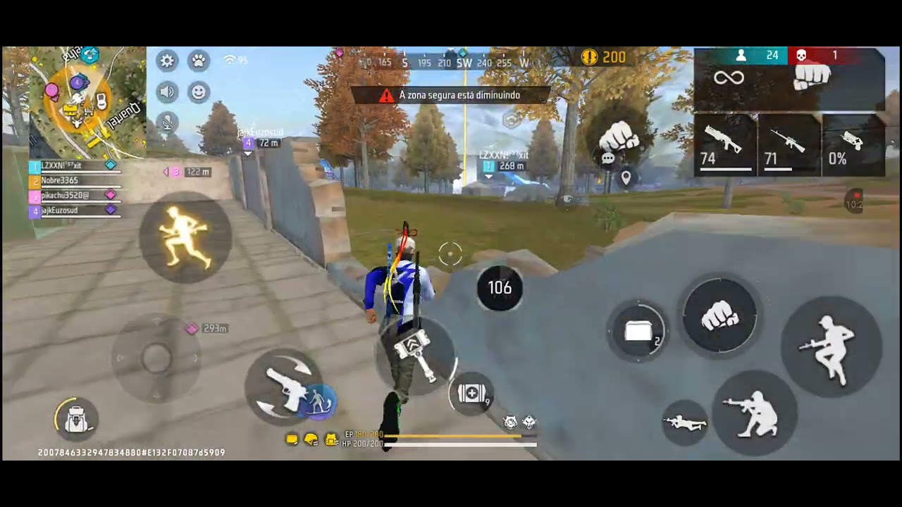 Free fire mas eu só posso rotear e cair em peak